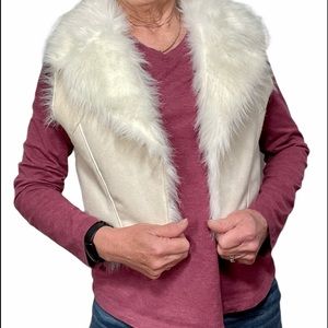 Cache Faux Fur size Melissa White